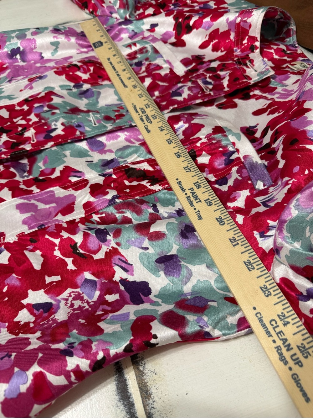 Cato Multicolor Floral Print Blazer - Pink, Purple, Aqua Size 18/20W - Picture 11 of 11